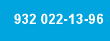 932 022-13-96